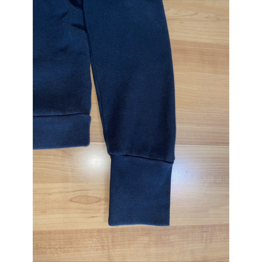 Nation LTD Puff Long Sleeve Sweatshirt Pullover Womens Size M Black Cotton - Picture 7 of 11